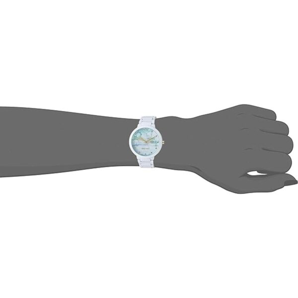 Nine West Womens Rubberized Bracelet Watch_2