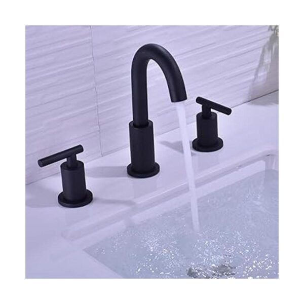 TRUSTMI grifo para lavamanos de baño. Negro