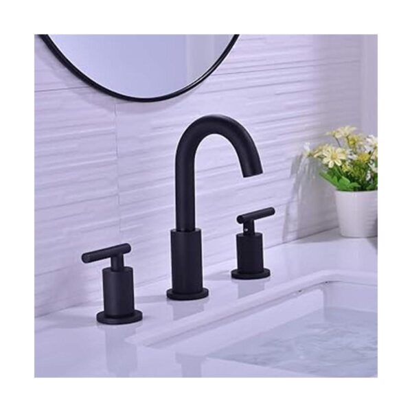TRUSTMI grifo para lavamanos de baño. Negro
