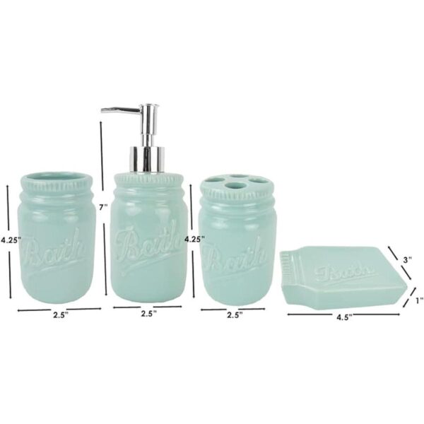 Home Basics Mint Gift Home Basics Beautiful Rose Juego