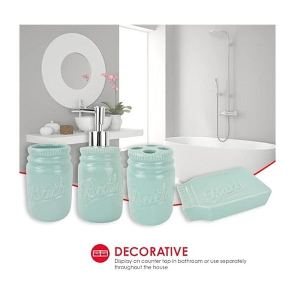 Home Basics Mint Gift Home Basics Beautiful Rose Juego