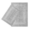 Juego de 2 alfombrillas de baño de algodón reversibles_1