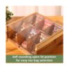 HTB Organizador de bolsas de té de madera de acacia 6_6
