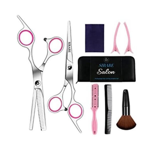 Juego de tijeras de corte de pelo para peluquero salón_1