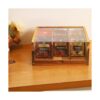 HTB Organizador de bolsas de té de madera de acacia 6_3