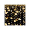 Guirnalda de fiesta de estrellas pequeñas doradas con