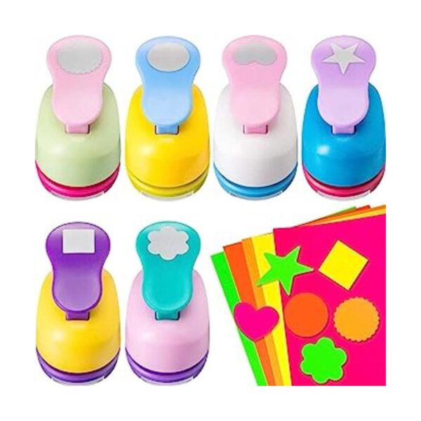 Perforadores de papel de 1 pulgada con papel adhesivo para
