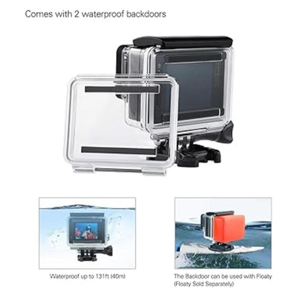SOONSUN Carcasa impermeable con filtros de buceo para_4