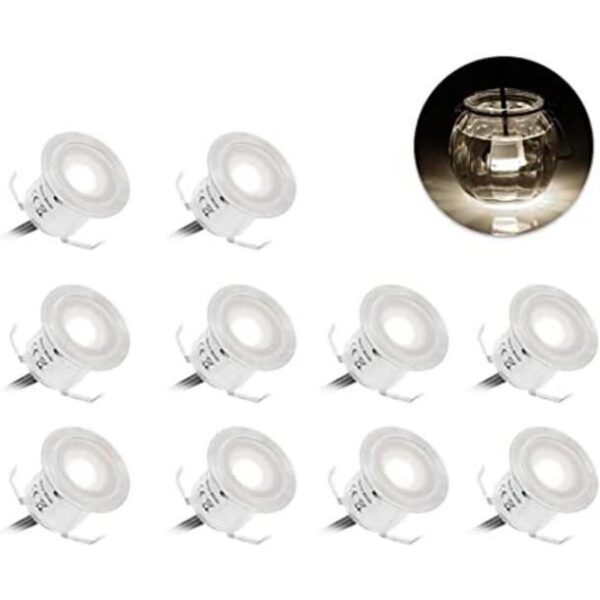 Kit de luces LED empotrables para cubierta en el suelo al_1