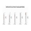 Oudtinx Tm 60 brocas de diamante para taladro de cristal_5