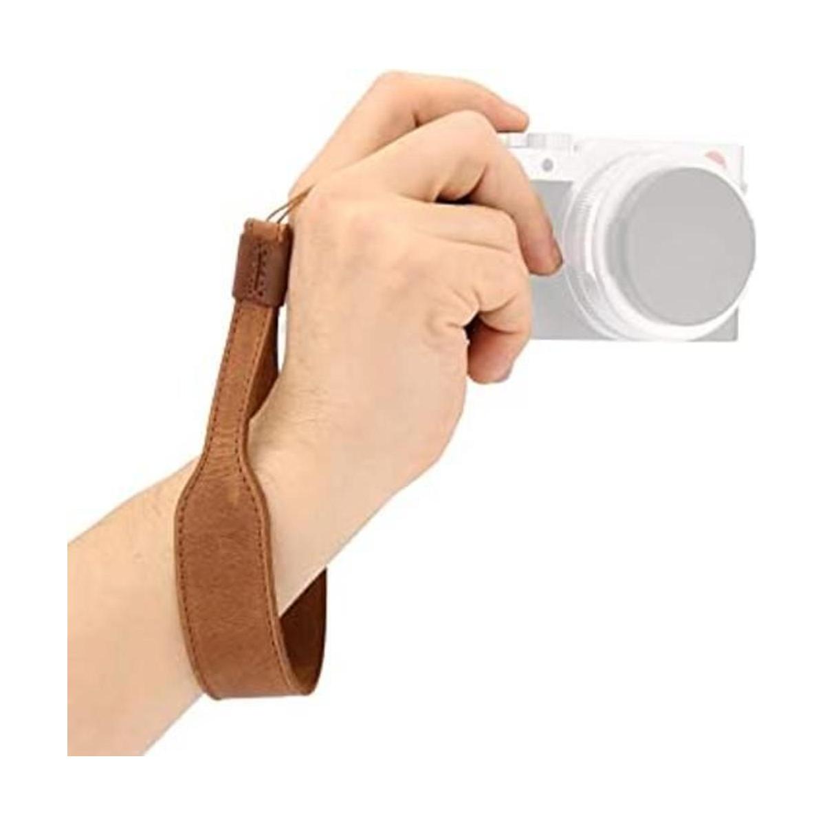 MegaGear MG1613 SLR correa de muñeca de piel auténtica