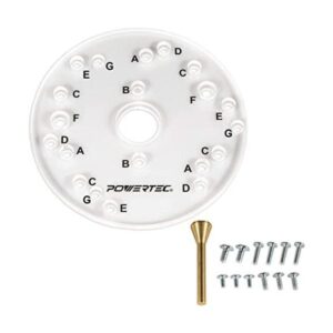 POWERTEC 71369 Placa base universal para enrutador con