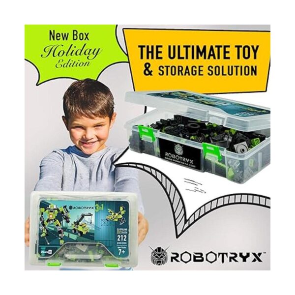 JitteryGit Juguete de construcción de robots regalo_3