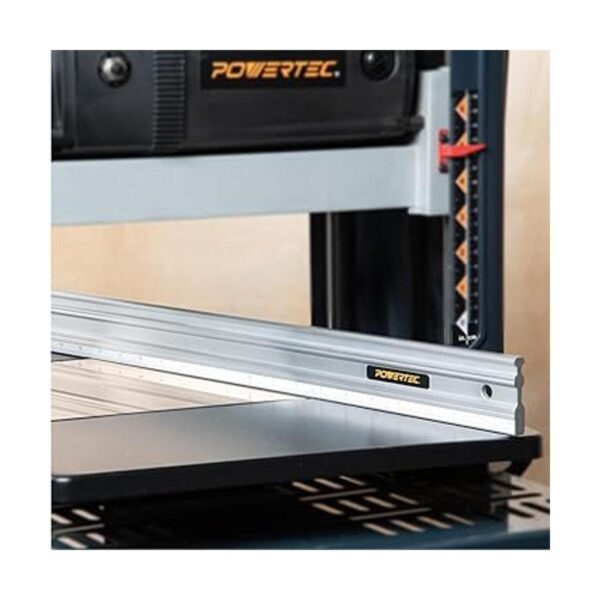 POWERTEC 71227 Borde recto de aluminio anodizado de 24