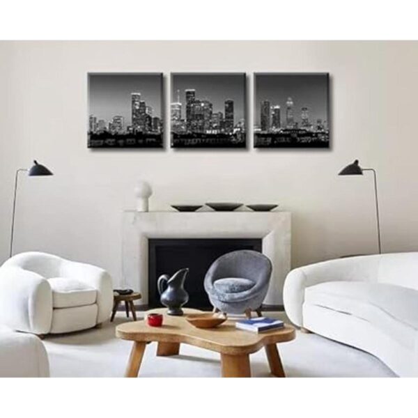 Houston Skyline Arte de pared en lienzo Cuadros de_4