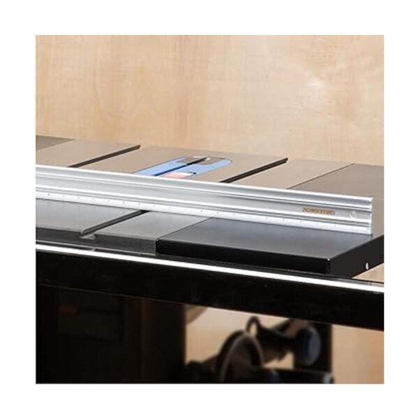 POWERTEC 71227 Borde recto de aluminio anodizado de 24