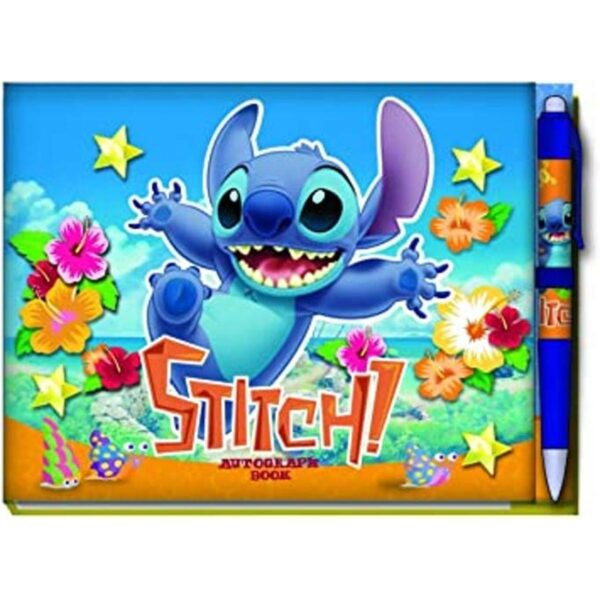 Stitch Deluxe Libro de autógrafos con bolígrafo_1