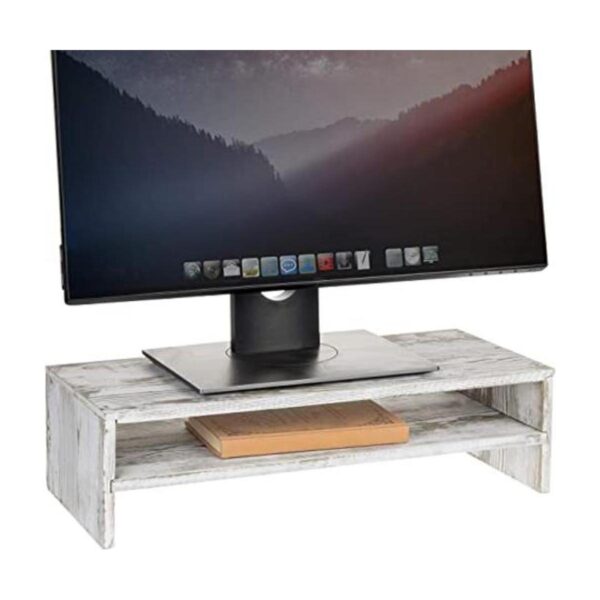 MyGift Soporte para monitor de computadora de madera_1