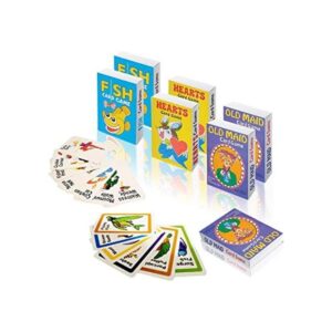 Gamie Juego de cartas clásico para niños 12 barajas_1