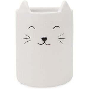 Isaac Jacobs Soporte para brochas de maquillaje de gato_1