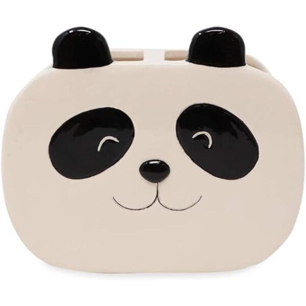 Isaac Jacobs Soporte para brochas de maquillaje de panda_2