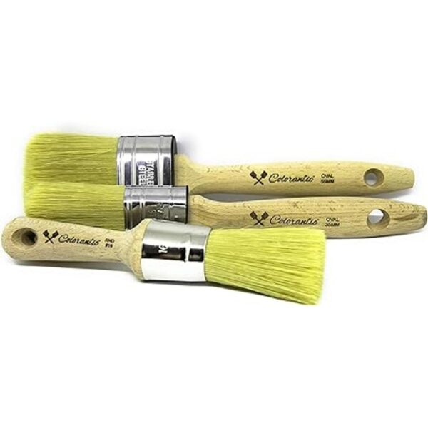 Colorantic Wax and Chalk Round Oval Brush Beeswax and_3