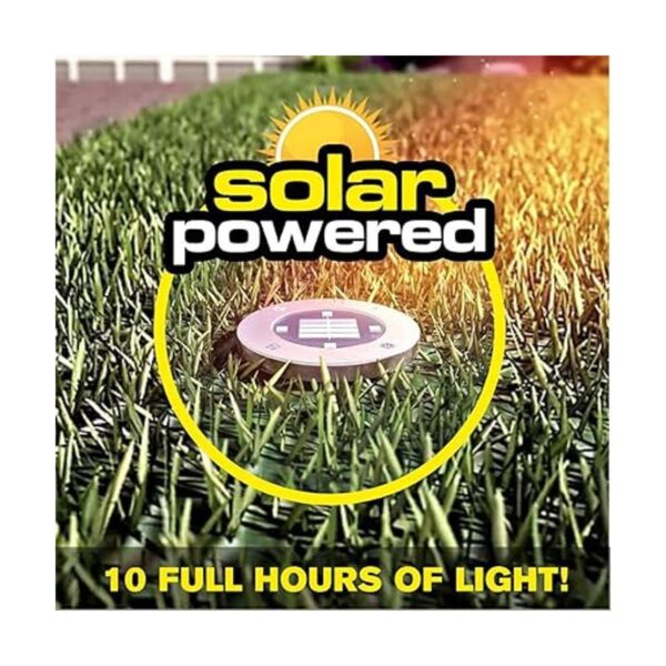 BellHowell Luces de disco solares de tierra encendido y_3