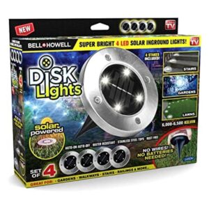 BellHowell Luces de disco solares de tierra encendido y_1