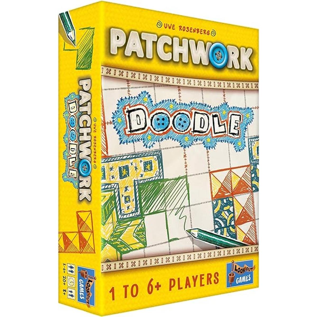 Juego de mesa de garabatos de retazos juego de