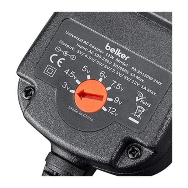 Belker 12 W 3 V 4.5 V 5 V 6 V 7.5 V 9 V 12 V_6