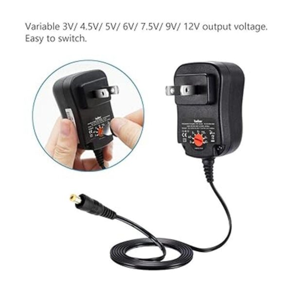Belker 12 W 3 V 4.5 V 5 V 6 V 7.5 V 9 V 12 V_5