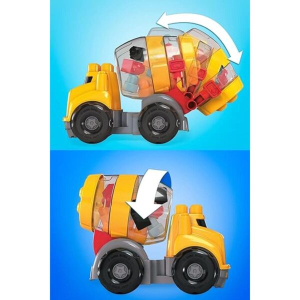 Mega Bloks CAT Mezclador de cemento_5