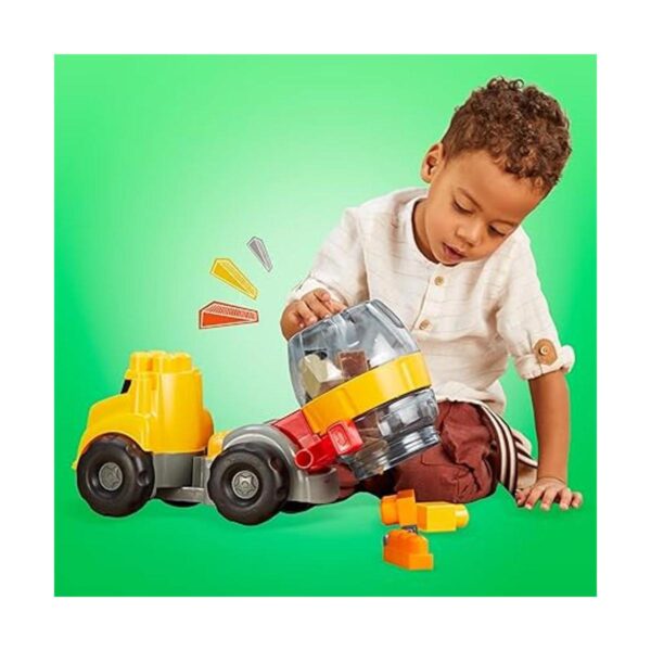 Mega Bloks CAT Mezclador de cemento_4