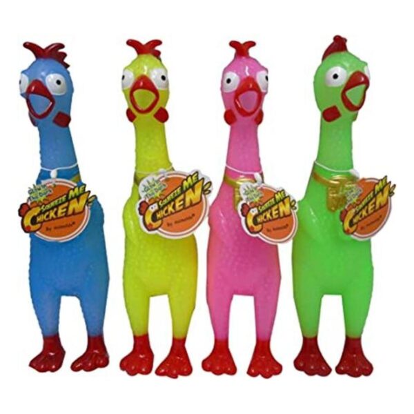 Animolds Squeeze Me Glow in The Dark Juguete de pollo de_1
