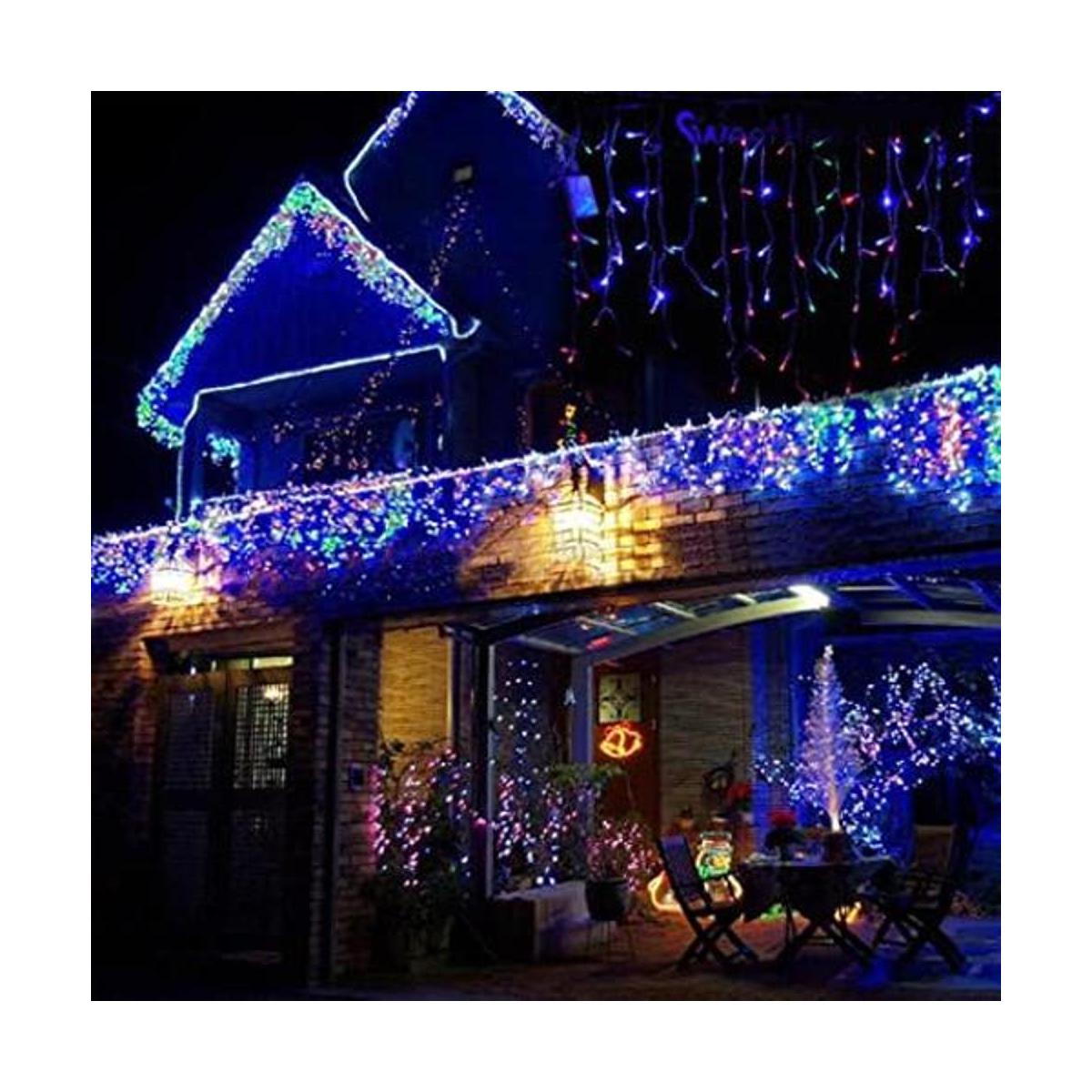Lainin Cadena de luces de 96 LED multicolor enlazable con