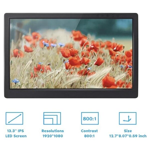 SunFounder Pantalla Raspberry Pi de 13.3 pulgadas IPS_2