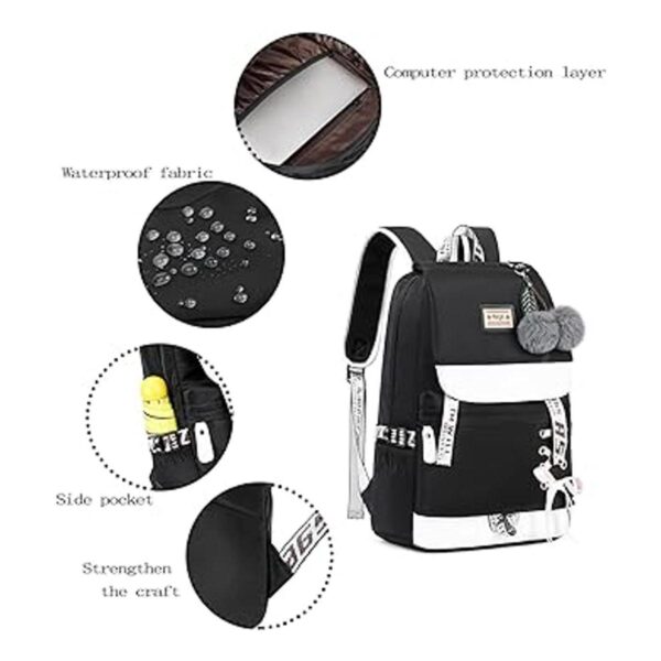 Mochila Asge escolar informal para libros de uso_5