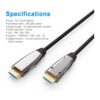 Cable HDMI de fibra óptica de 100 pies cable HDMI DELONG_3
