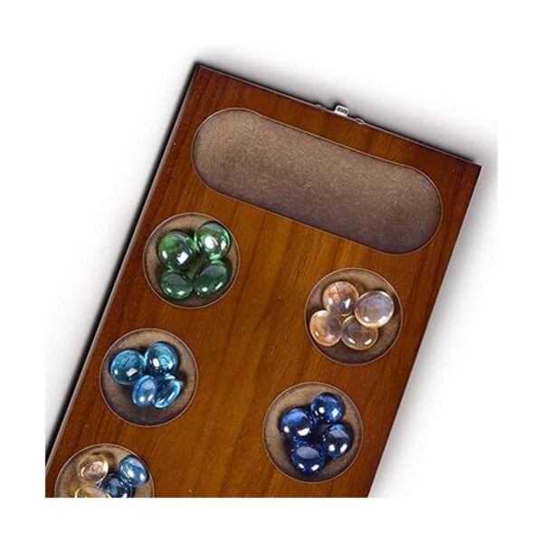 RNK Gaming Mancala Juego de mesa con tablero de madera_2