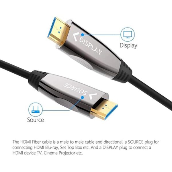 Cable HDMI de fibra óptica de 100 pies cable HDMI DELONG_2
