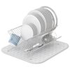Simple Houseware Escurridor de platos plegable con tapete_1