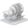 Simple Houseware Escurridor de platos plegable con tapete_6