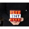 Minecraft TNT Caja de almacenamiento de lata de 4