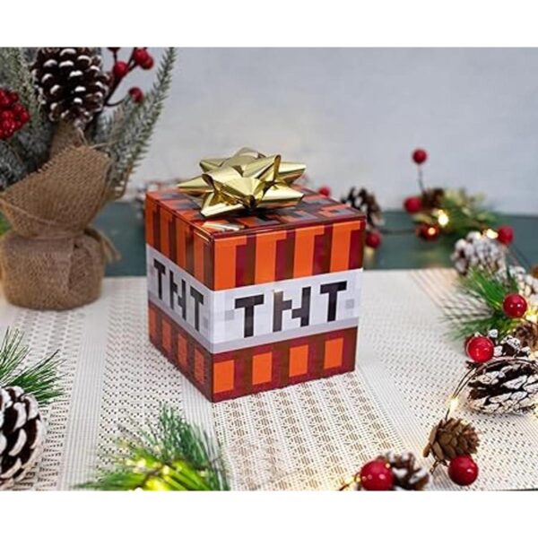Minecraft TNT Caja de almacenamiento de lata de 4
