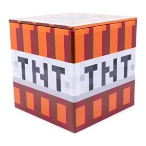 Minecraft TNT Caja de almacenamiento de lata de 4