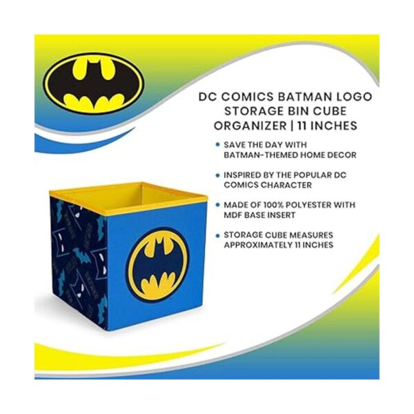 BATMAN DC Comics Organizador de cubos de almacenamiento