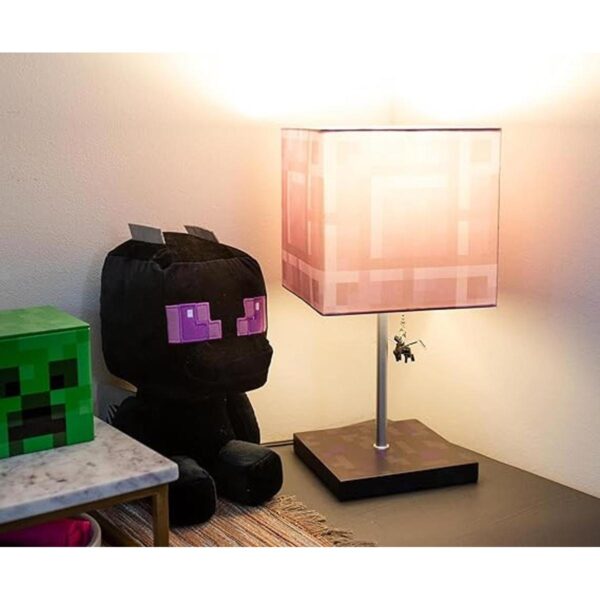 Minecraft Nether Portal Lámpara de escritorio con tirador_2