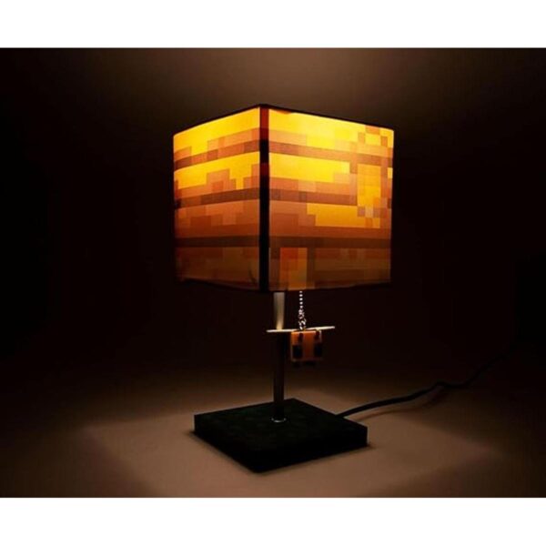 Minecraft Lámpara de escritorio de bloque de abeja_2