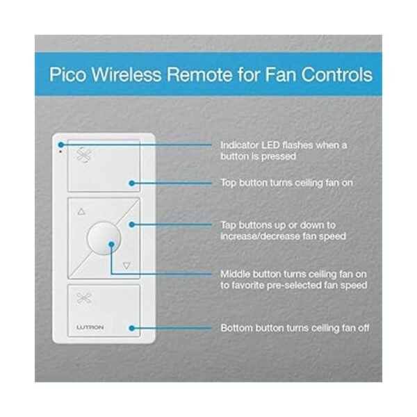 Lutron Pico Control remoto inteligente para control de_5