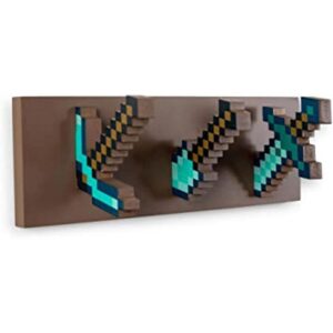 Ukonic Minecraft Ganchos de pared para herramientas de